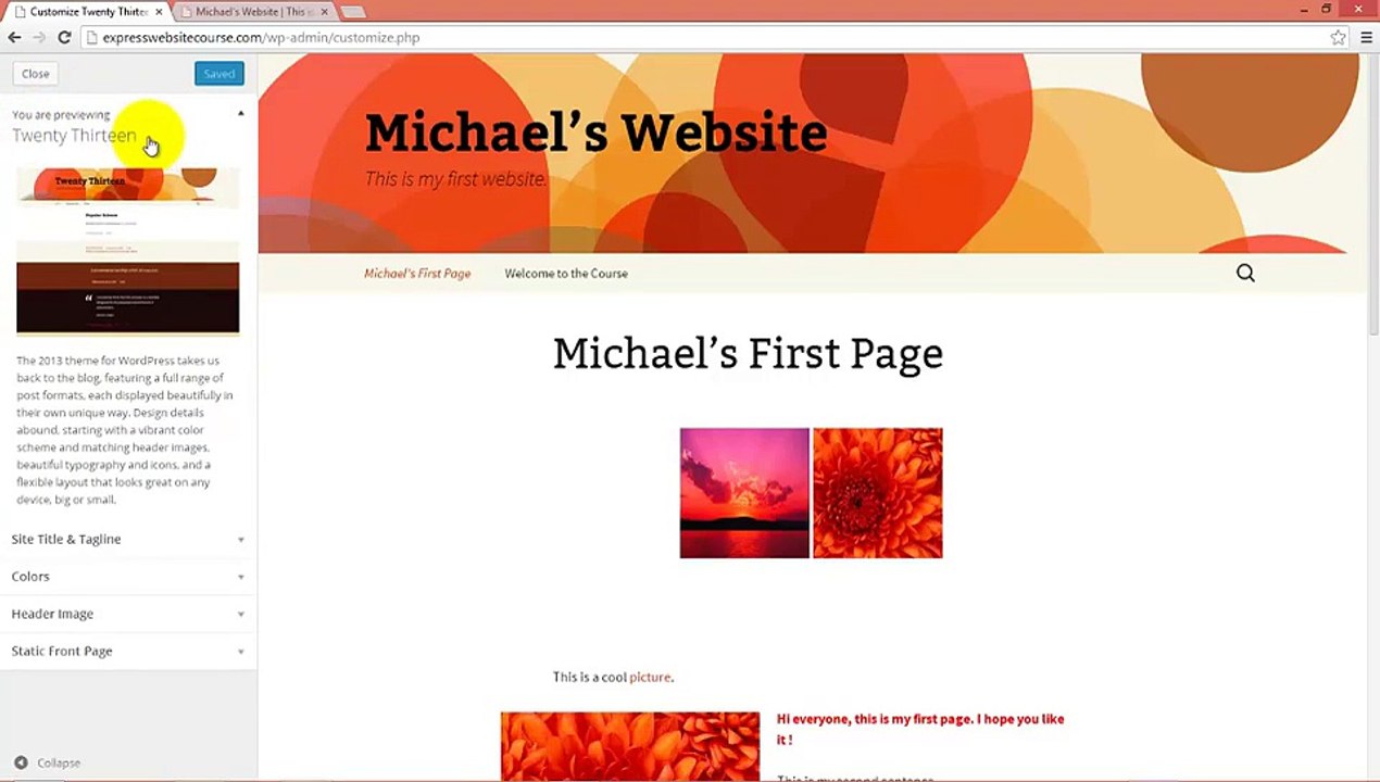 Customizing Your WordPress Design and Appearance _