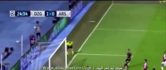 دوري ابطال اوروبا : ارسنال 1 _ 2 دينمو زغرب