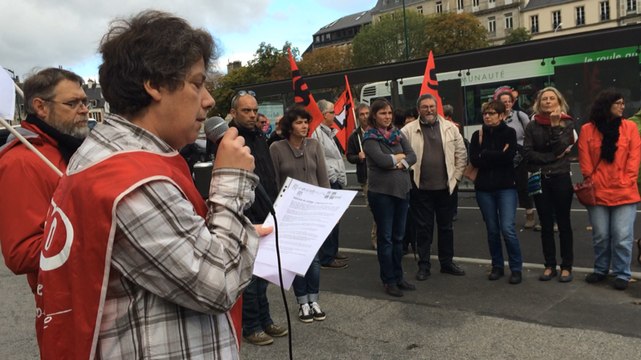 Manifestation contre la réforme du collège à Quimper