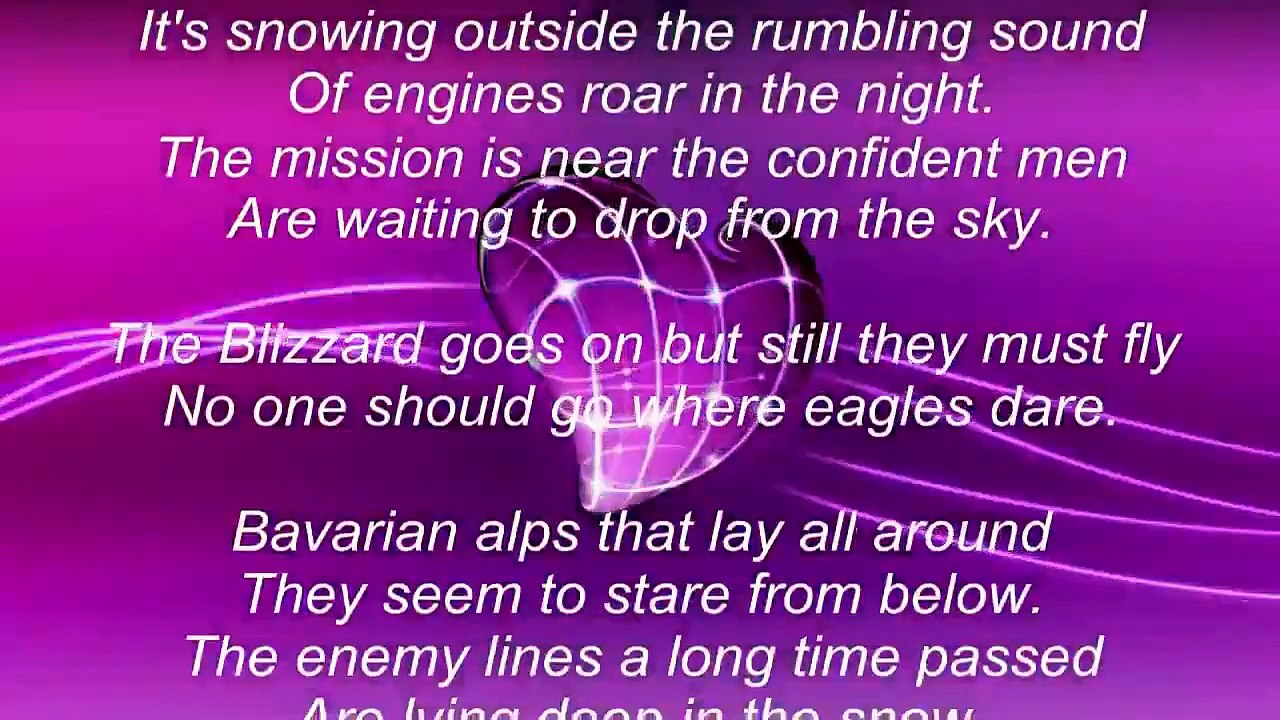 Iron Maiden – Where Eagles Dare Song Lyrics