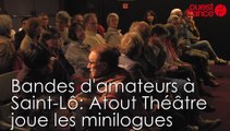 Festival Bandes d'amateurs à Saint-Lô. Atout Théâtre joue Siméon.