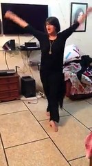 Beautiful Girl Dancing In Room
