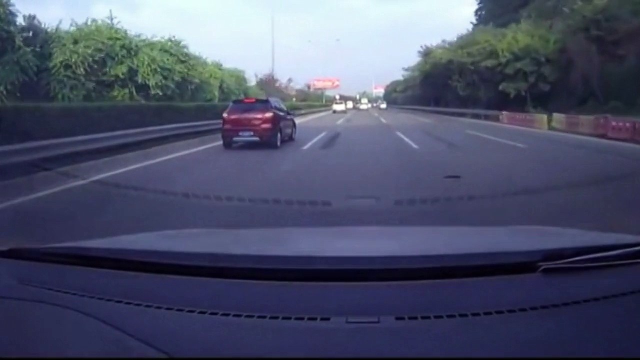 Car thrown across highway by SUV in China crash