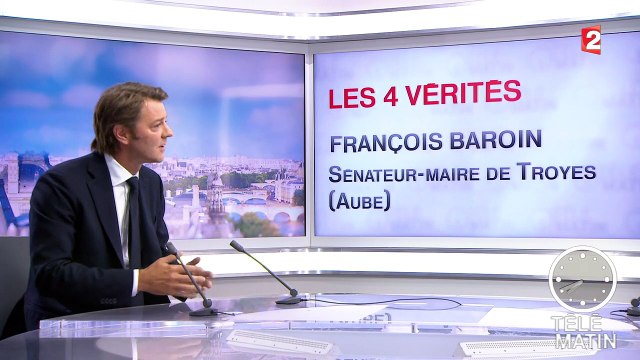 Les 4 Vérités-François Baroin dénonce la baisse des dotations aux communes