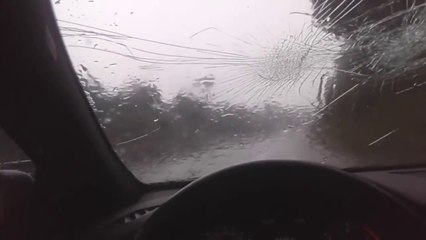 What Hail Shower do with the Car Particularly with Front Screen