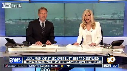 Disney Employee Tells Woman To Cover Up Her Big Breasts