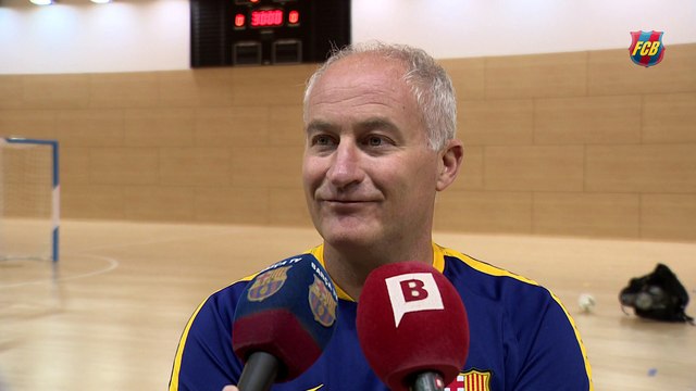 Rueda de prensa Marc Carmona previa FCB Lassa - Montesinos Jumilla