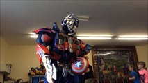 Transformers dance playing children toys Captain America superheroes 트랜스포머 トランスフォーマー Captain America superheroes 變形金剛 kids videos enfants