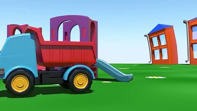 Léo le camion curieux - La pelleteuse _ Dessins animés en français (360p)