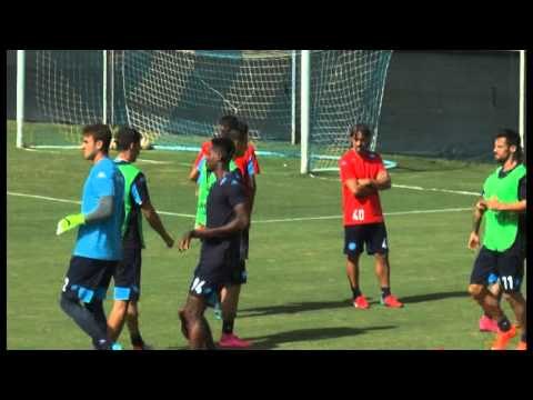 Europa League, il Napoli prepara l'incontro con il Bruges (16.09.15)