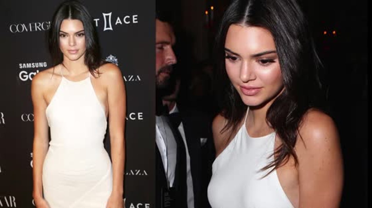 Kendall Jenner Reveals Nipple Piercing In Sheer Dress