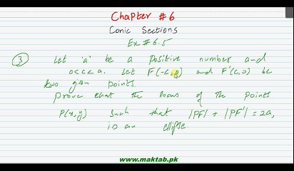 FSc Math Book2, Ex 6.5, LEC 34; Q 3-5