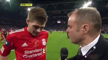 Cardiff Vs Liverpool 2-2 [2-3] - Steven Gerrard Interview - February 26 2012 - Carling Cup Final
