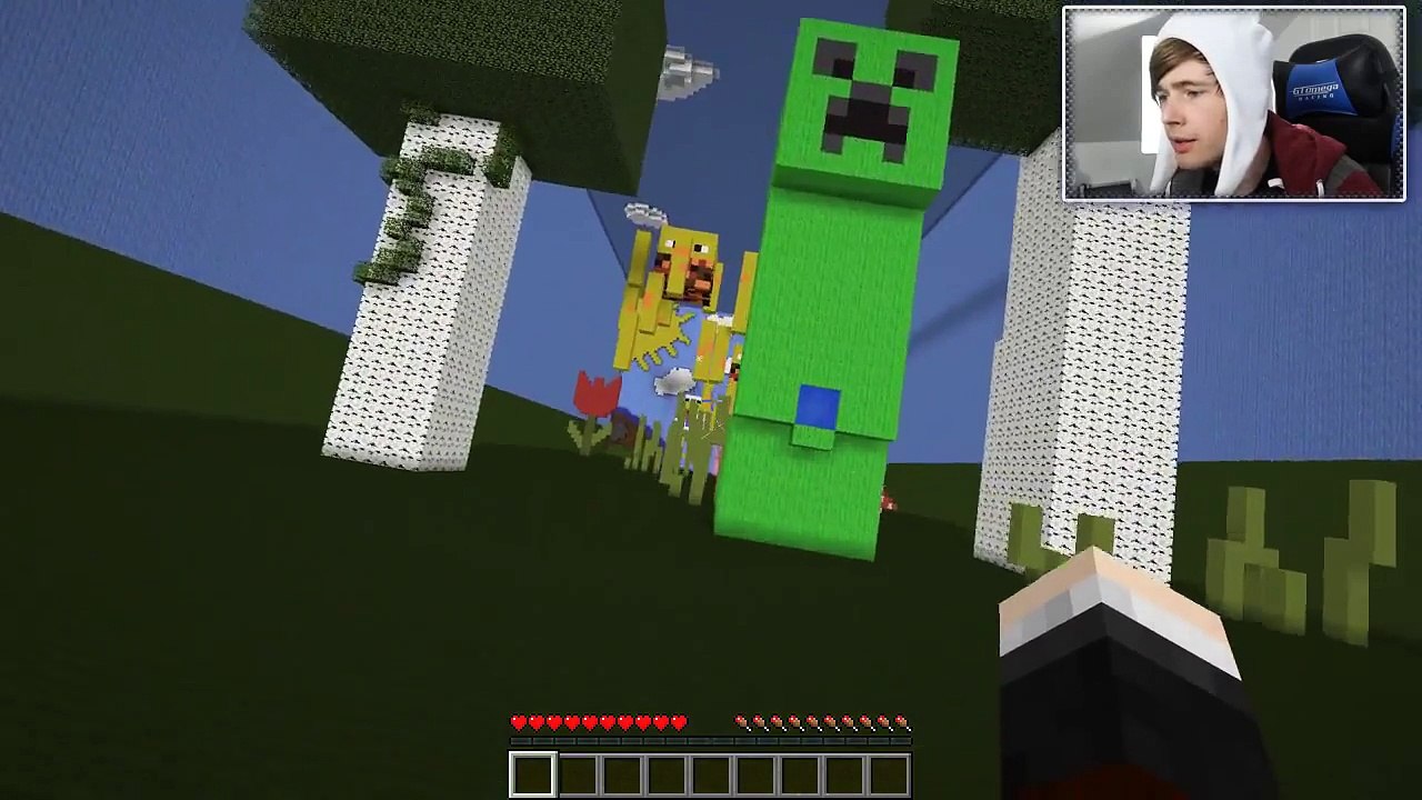 Minecraft - A CREEPER'S BUTT! - Tall Dropper Custom Map #2