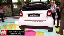 Smart fortwo cabrio : sans le haut à Francfort