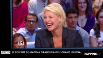 LGJ : Maïtena Biraben prise d'un fou rire à cause des nouvelles érotiques d'Augustin Trapenard