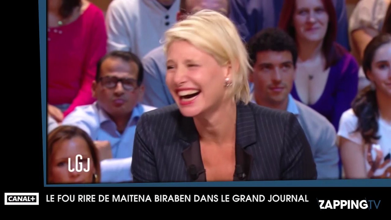 LGJ : Maïtena Biraben prise d'un fou rire à cause des nouvelles érotiques d'Augustin Trapenard
