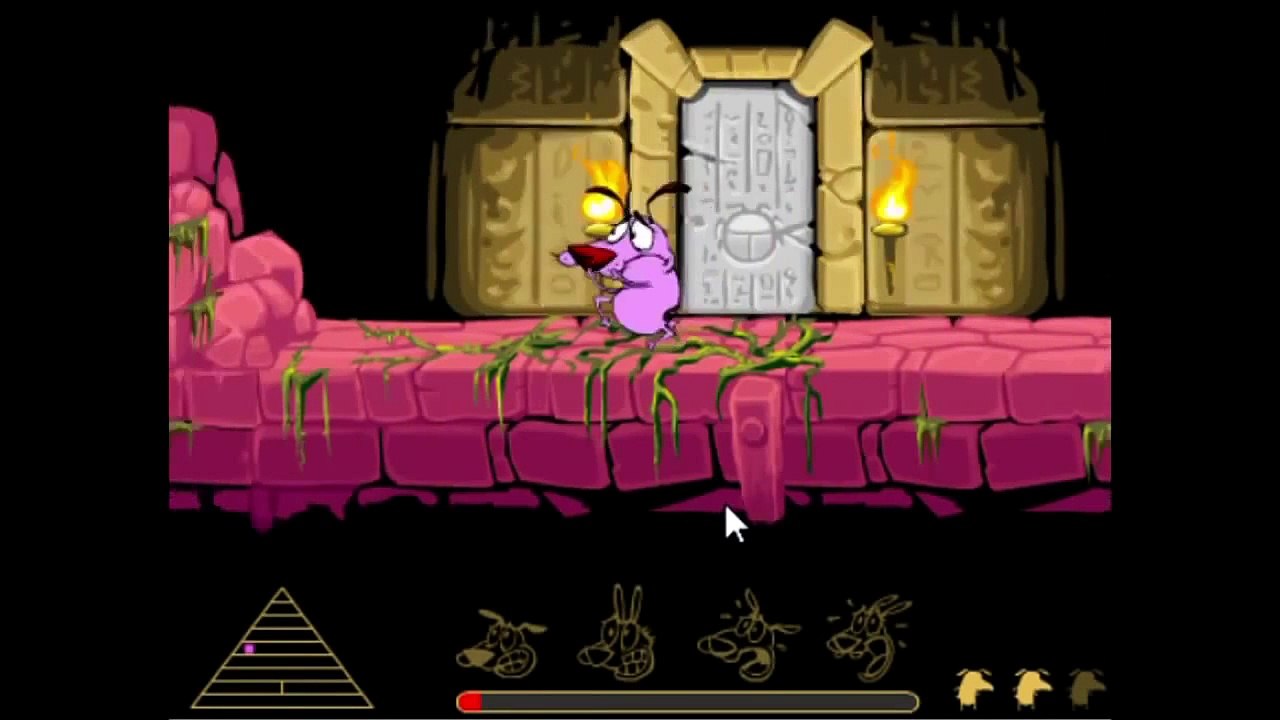 Cartoon Network Games   Courage The Cowardly Dog   Pharaoh Phobia