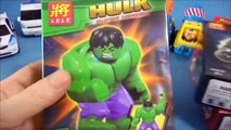 LEGO Hulk pororo ou robot 4 type Super encore une rose Hulk LEGO Simpsons jouets unboxing hulk jouets