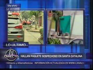 La Victoria: UDEX incineró paquete ‘sospechoso’ que fue abandonado en Santa Catalina [Video]