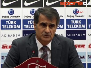 Şenol Güneş'ten hakem göndermesi