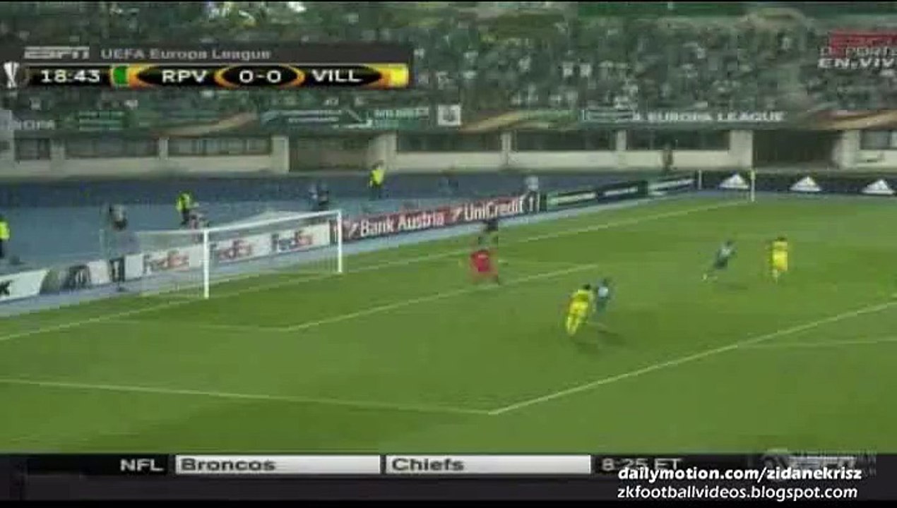 Leo Baptistao Fantastic Chance, Nice Backheel Pass | Rapid Wien v. Villarreal 17.09.2015 HD