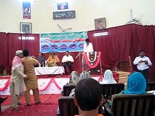 A mushaira. Sadarat munir asri grw