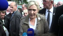 Marine Le Pen au Salon international de l'élevage à Rennes