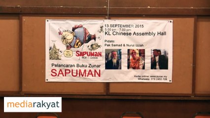 Zunar Kartunis: Orang Ambil Puluhan Billion Masuk Putrajaya, Orang Lukis Kartun Masuk Penjara