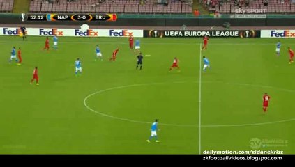 4-0 Marek Hamsik Goal | Napoli v. Club Brugge 17.09.2015 HD