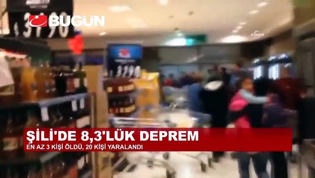 Şili'de 8,3 Büyüklüğünde Deprem