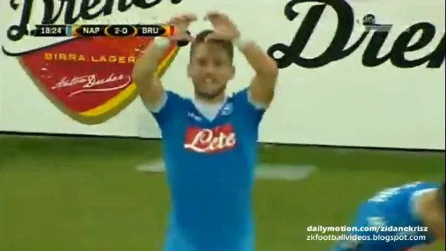 All Goals and Highlights | Napoli 5-0 Club Brugge 17.09.2015 HD