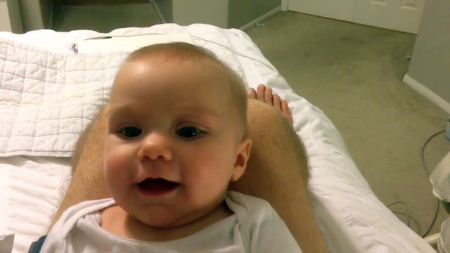Baby Maisy Laughing at Daddys Sneezes funny clip with latest original video | funnu clips 2015