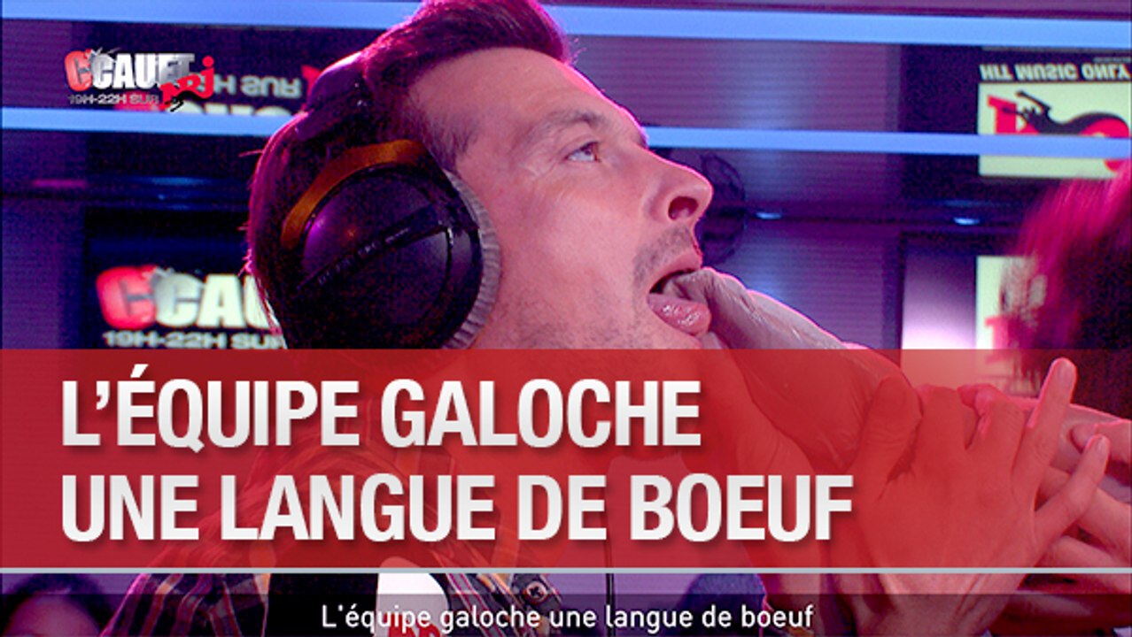 L'équipe galoche une langue de boeuf - C'Cauet sur NRJ