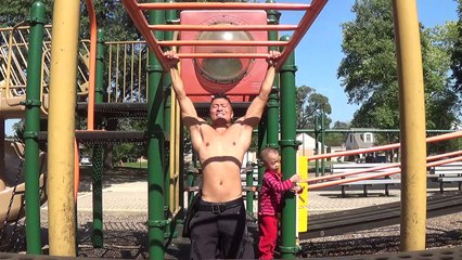 Fitness Test - 16 Full Range Pull Ups Behind Neck - Sept 17 2015