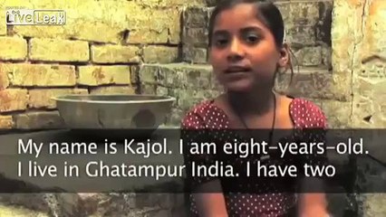 Little girl who are friends with cobra snakes