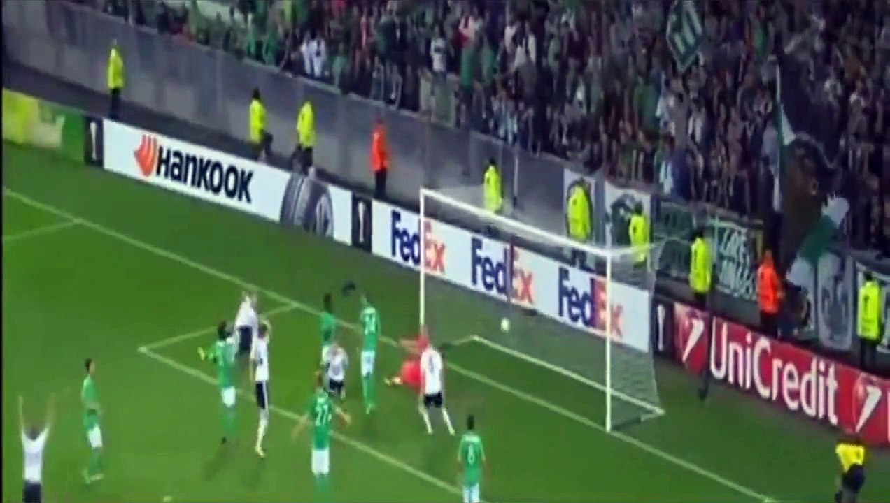 Svensson goal Saint-Etienne - Rosenborg 1-2 Europa League 2015-16