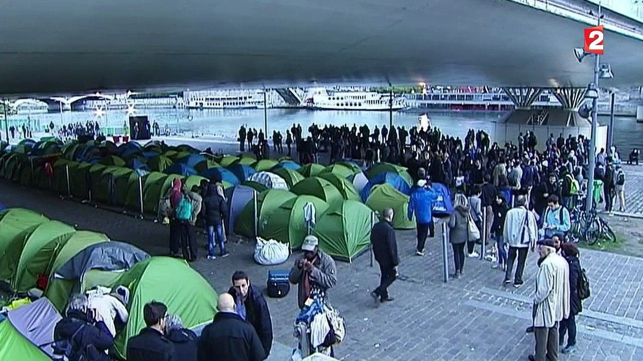 Des campements évacués près de la gare d'Austerlitz et dans le 18e arrondissement