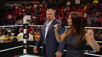 The Authority dances with The New Day_ Raw, Sept. 14, 2015 Triple H Dance WWE Wrestling