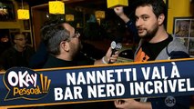 Junior Nannetti invade bar nerd de São Paulo