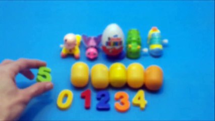 123 Party! Learn Surprise Eggs with Numbers - 0 to 10 by Play Doh and Surprise Toys