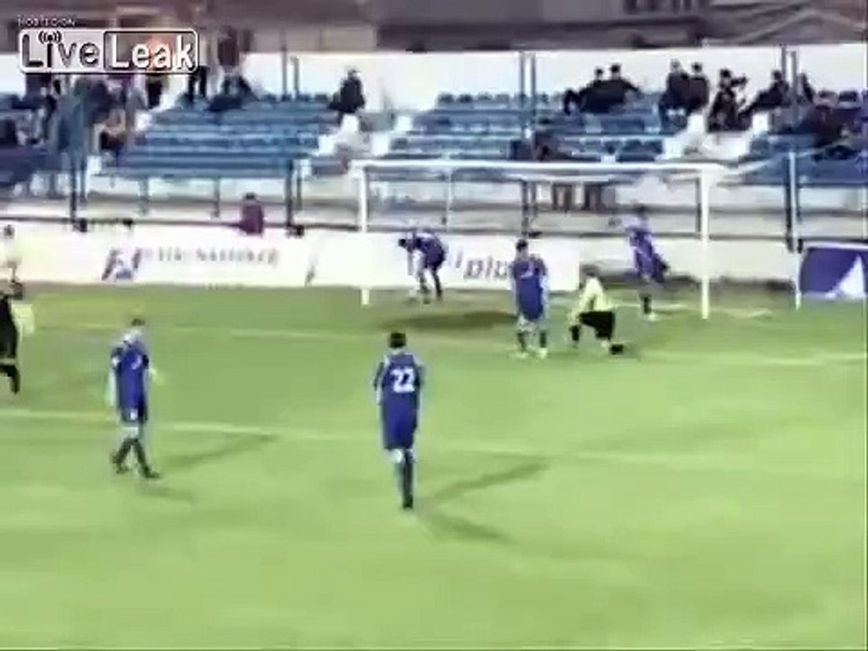Goal celebration gone wrong