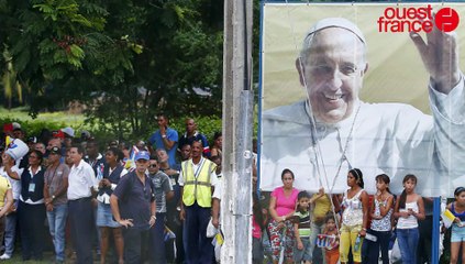 Le pape François en visite à Cuba