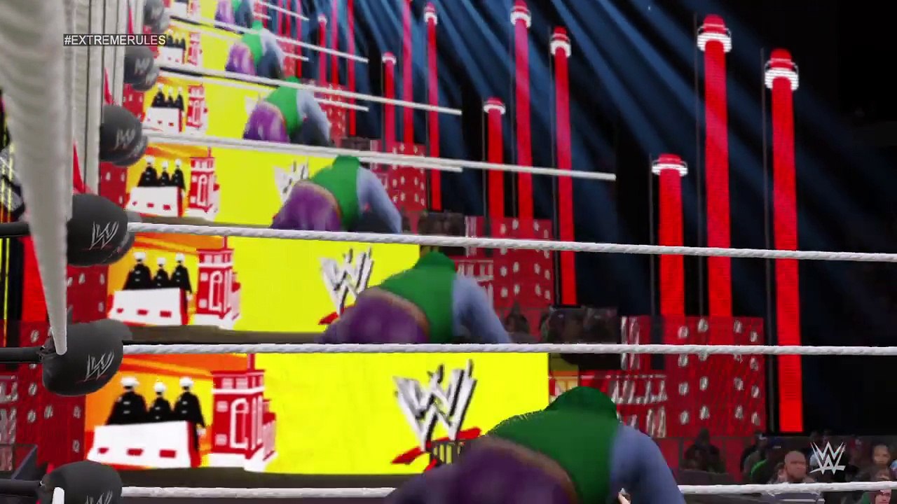 WWE 2K15 dean ambrose v the joker