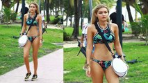 Gigi Hadid Sizzles - Bikini Photoshoot 2015