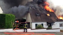 Hesdin-l'Abbé : un gros incendie ravage deux maisons