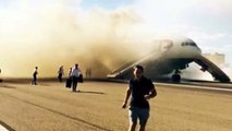 British Airways Plane Catches Fire In Las Vegas