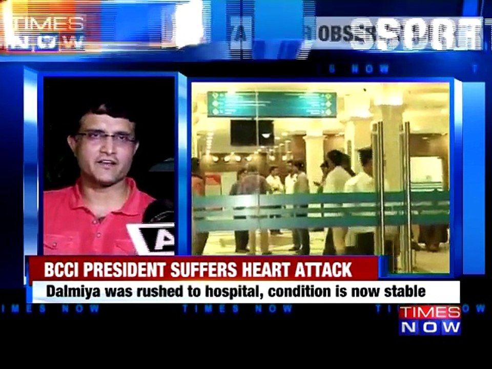 Jagmohan Dalmiya in CCU, condition stable