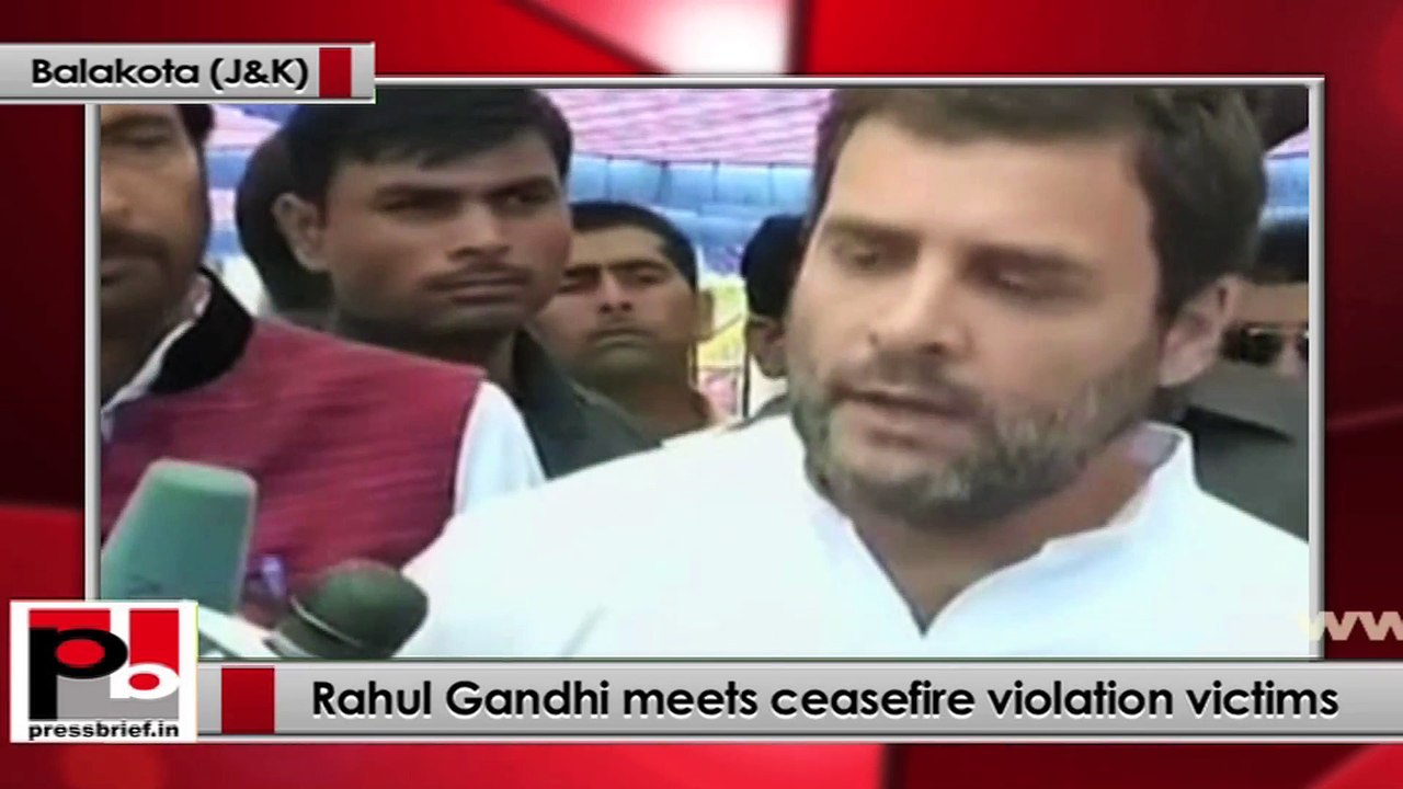 Rahul Gandhi visits Balakote near LoC, meets pe...