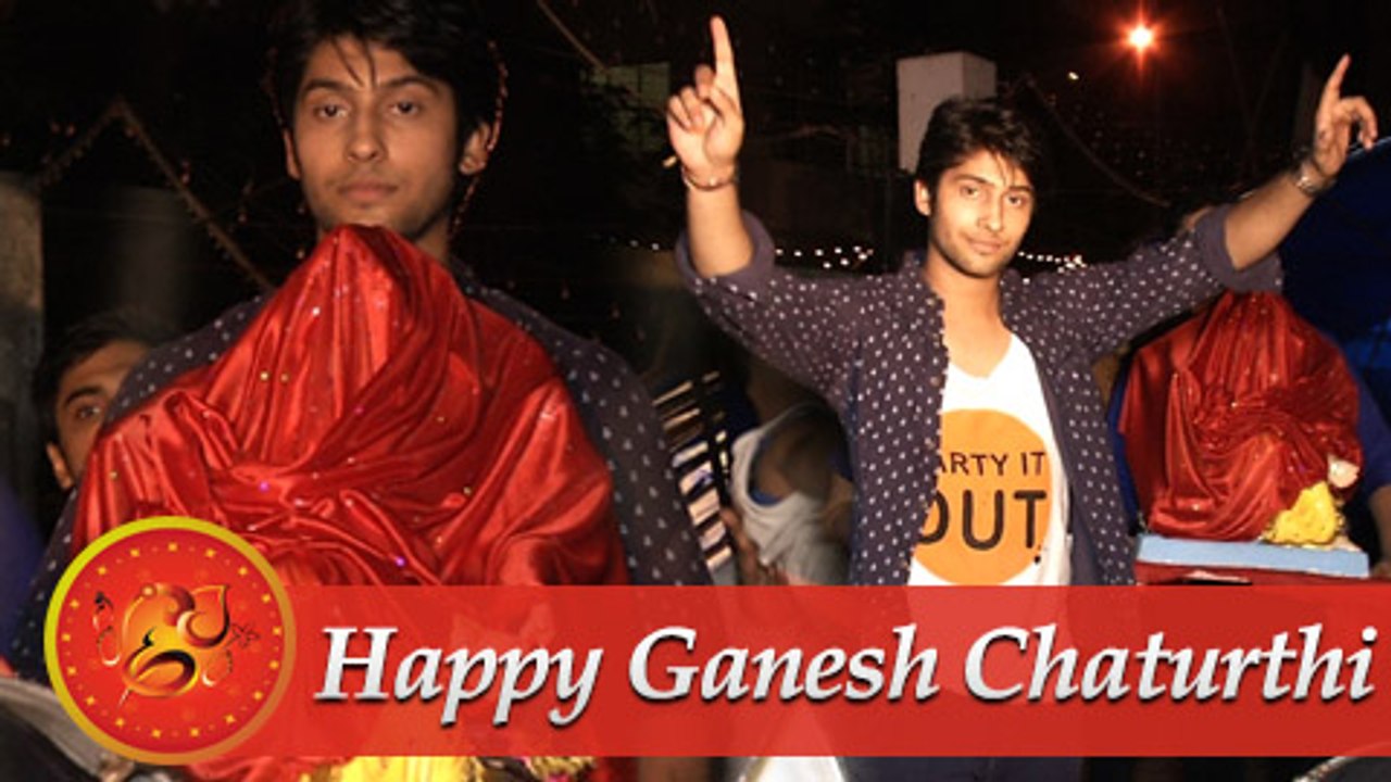 Namish Taneja aka Lakshya of Swaragini Welcomes Ganpati Bappa